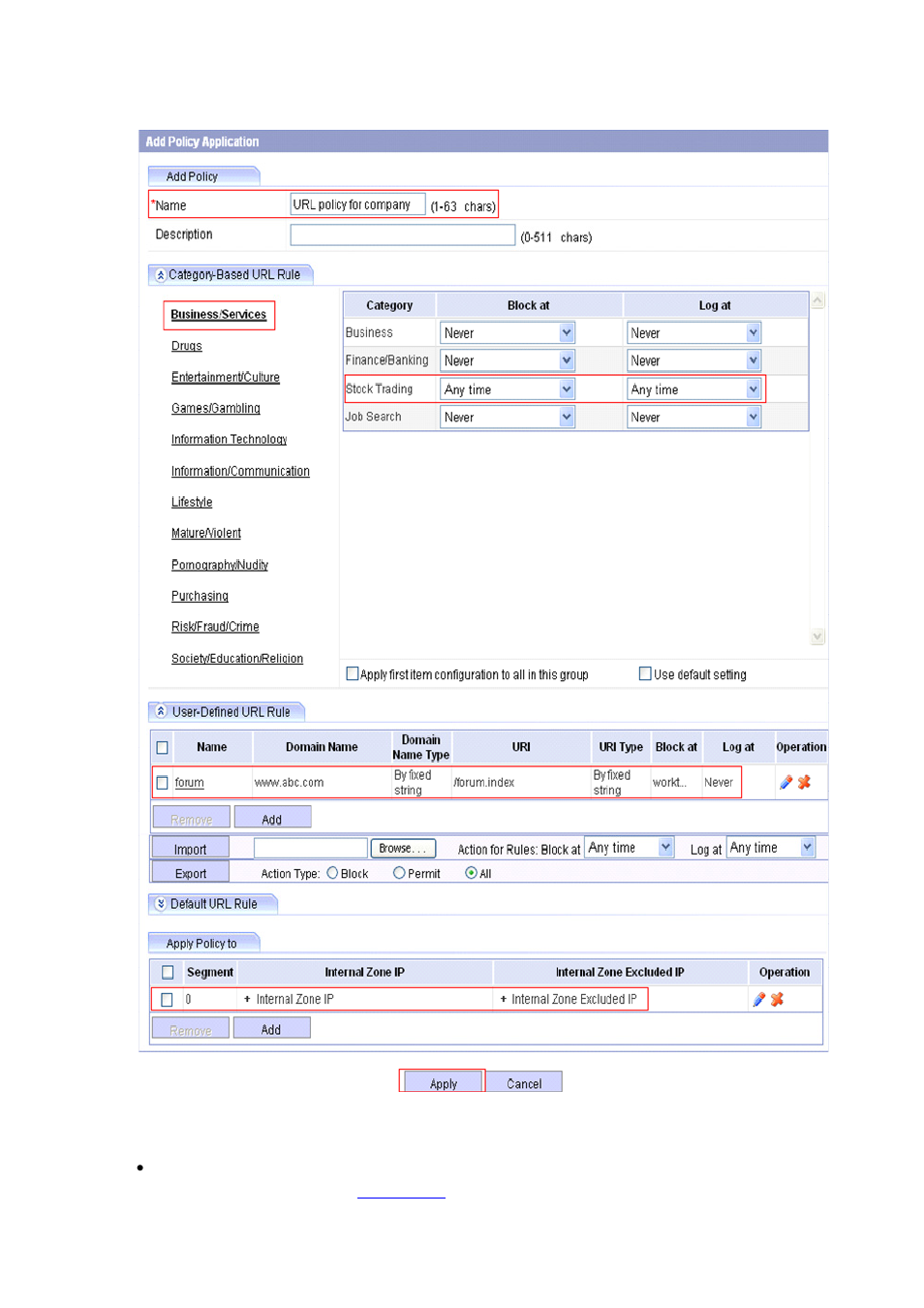 H3C Technologies H3C SecBlade IPS Cards User Manual | Page 142 / 219