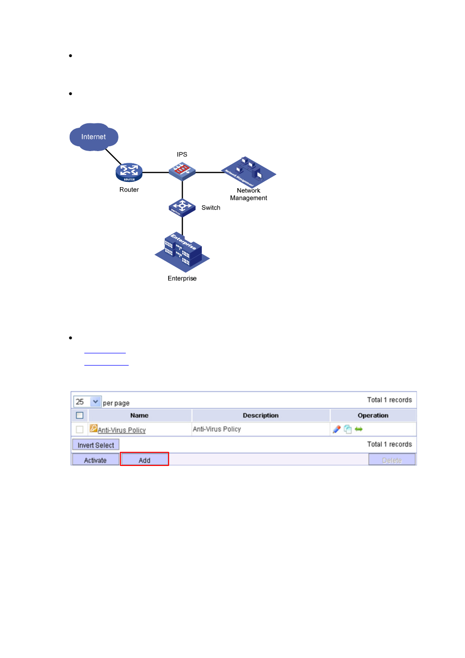 Configuration procedure, Figure 16-8 | H3C Technologies H3C SecBlade IPS Cards User Manual | Page 154 / 219