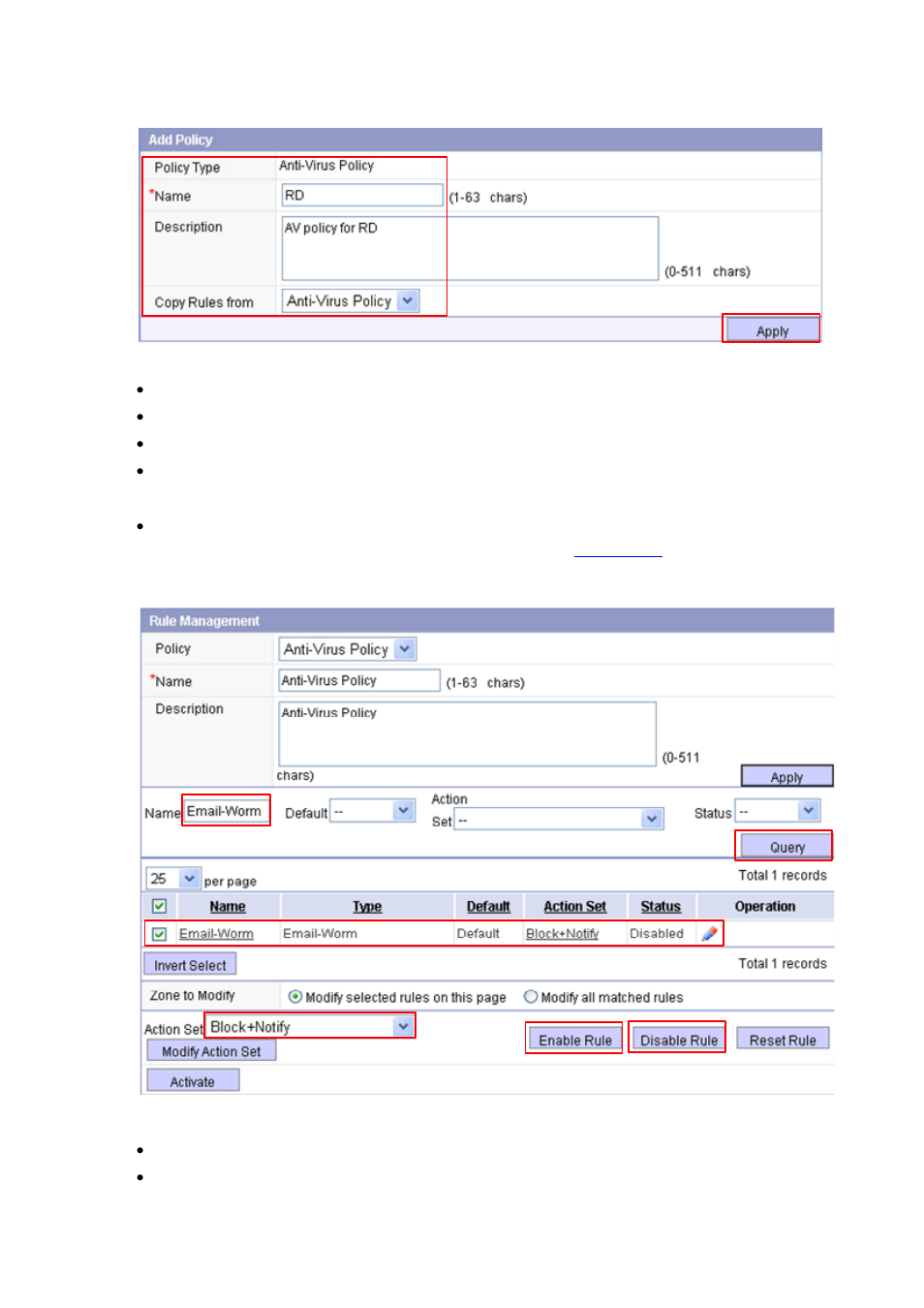 H3C Technologies H3C SecBlade IPS Cards User Manual | Page 155 / 219