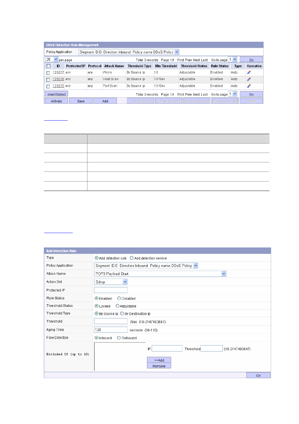 Adding a detection rule, Figure 17-9, By sele | H3C Technologies H3C SecBlade IPS Cards User Manual | Page 169 / 219