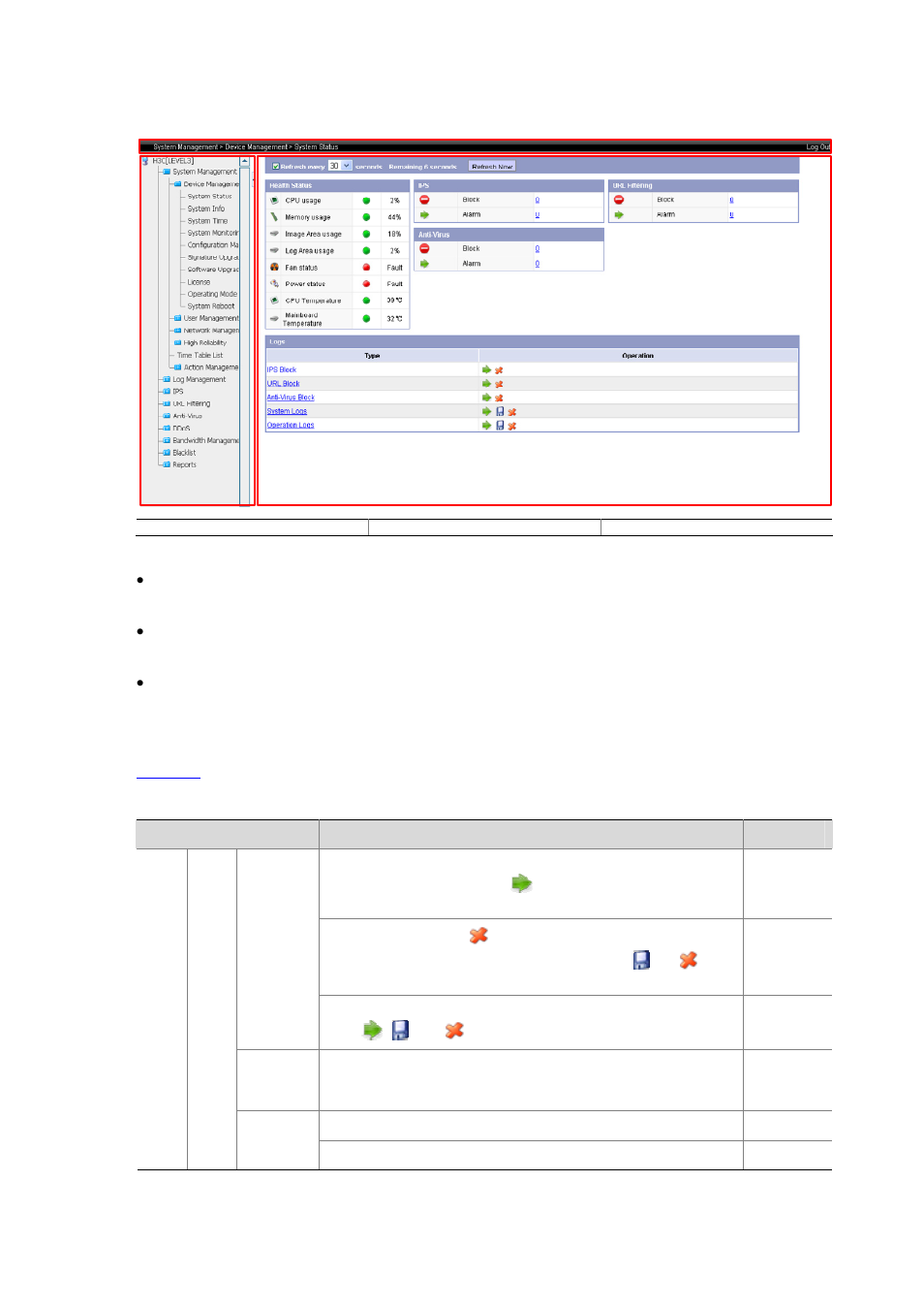 Introduction to the web-based nm functions | H3C Technologies H3C SecBlade IPS Cards User Manual | Page 17 / 219