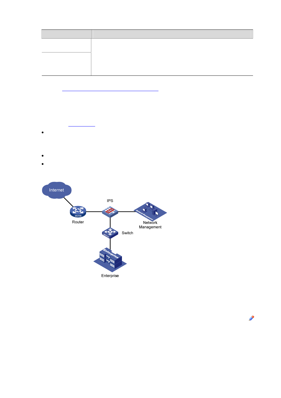 Bandwidth management configuration example, Network requirements, Configuration procedure | Bandwidth management configuration example -11 | H3C Technologies H3C SecBlade IPS Cards User Manual | Page 190 / 219