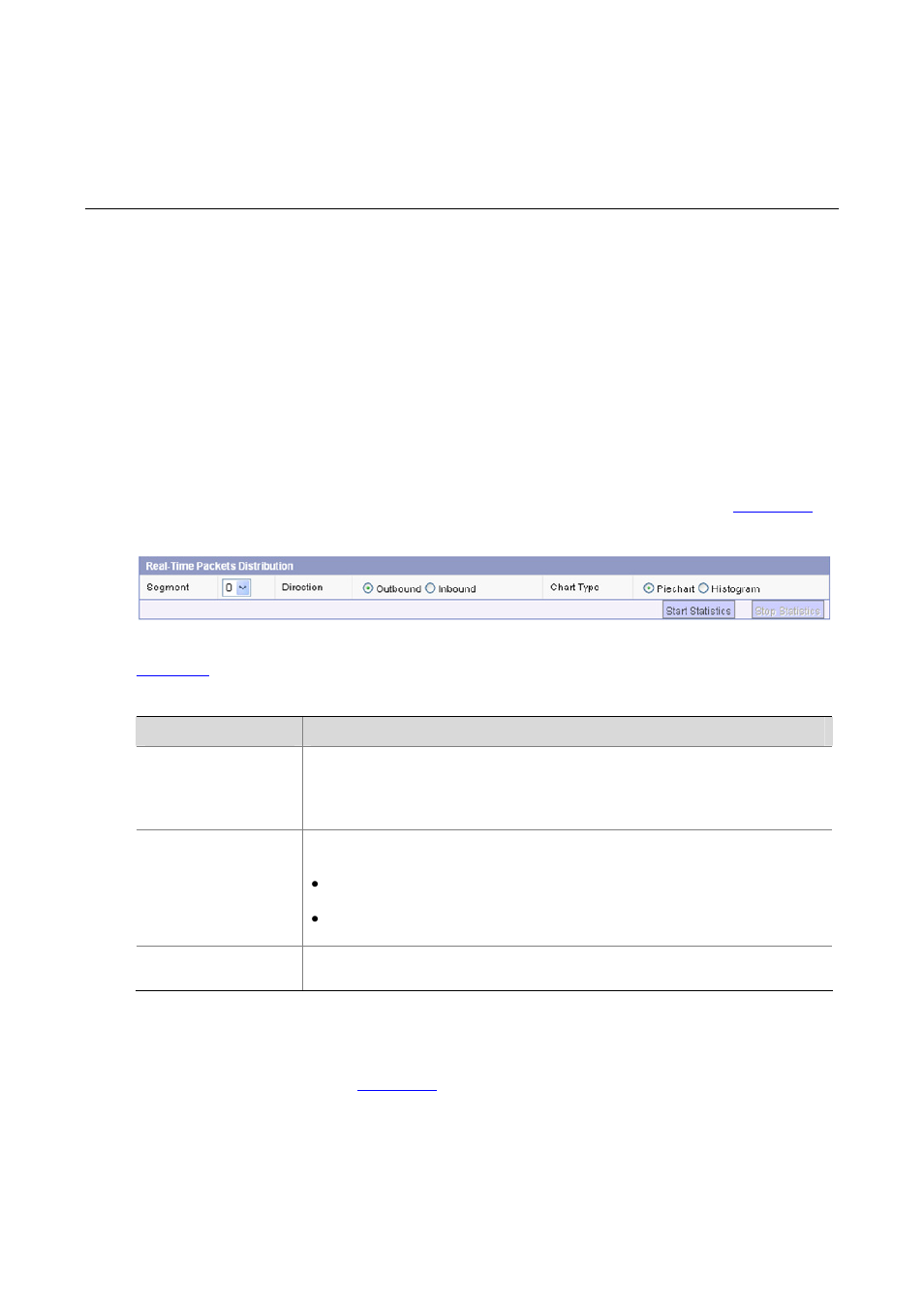 20 packet statistics, Overview, Viewing packet statistics | Packet statistics | H3C Technologies H3C SecBlade IPS Cards User Manual | Page 203 / 219