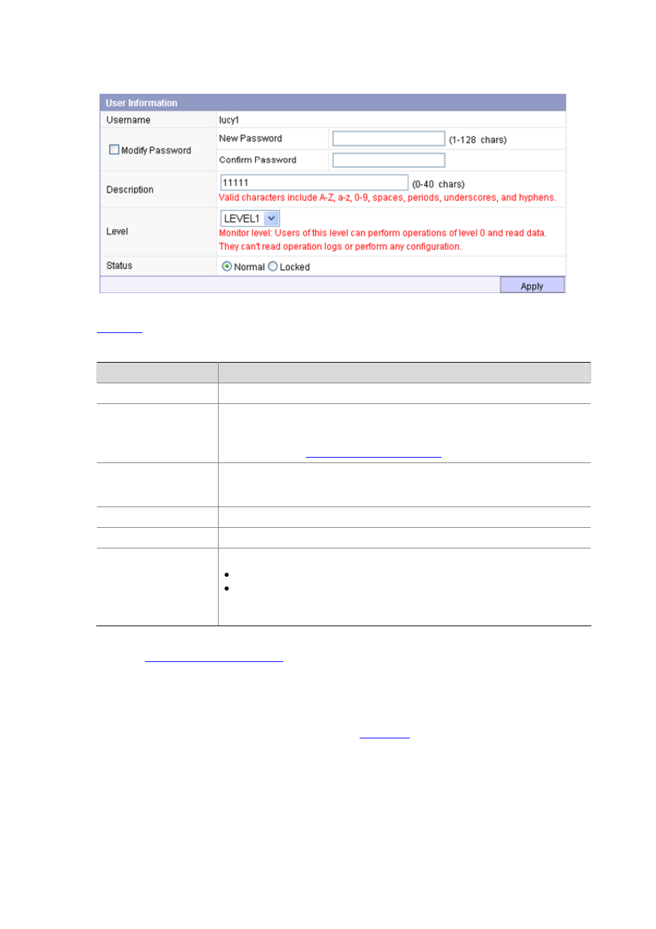 Managing online users, Figure 4-3 | H3C Technologies H3C SecBlade IPS Cards User Manual | Page 58 / 219