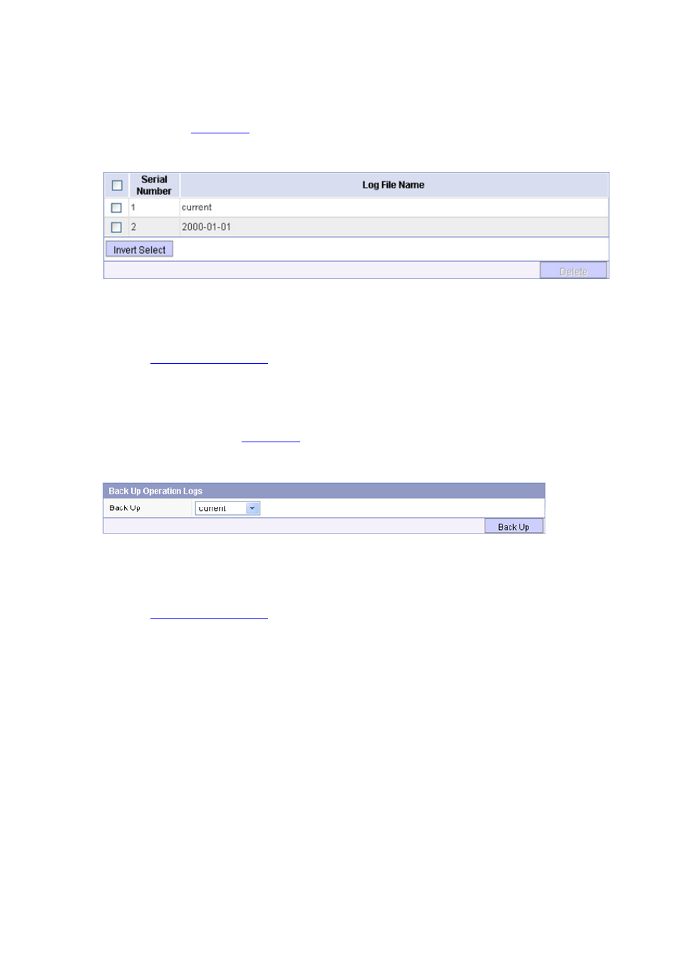 Deleting operation logs, Backing up operation logs, Attack logs | Attack logs overview | H3C Technologies H3C SecBlade IPS Cards User Manual | Page 98 / 219