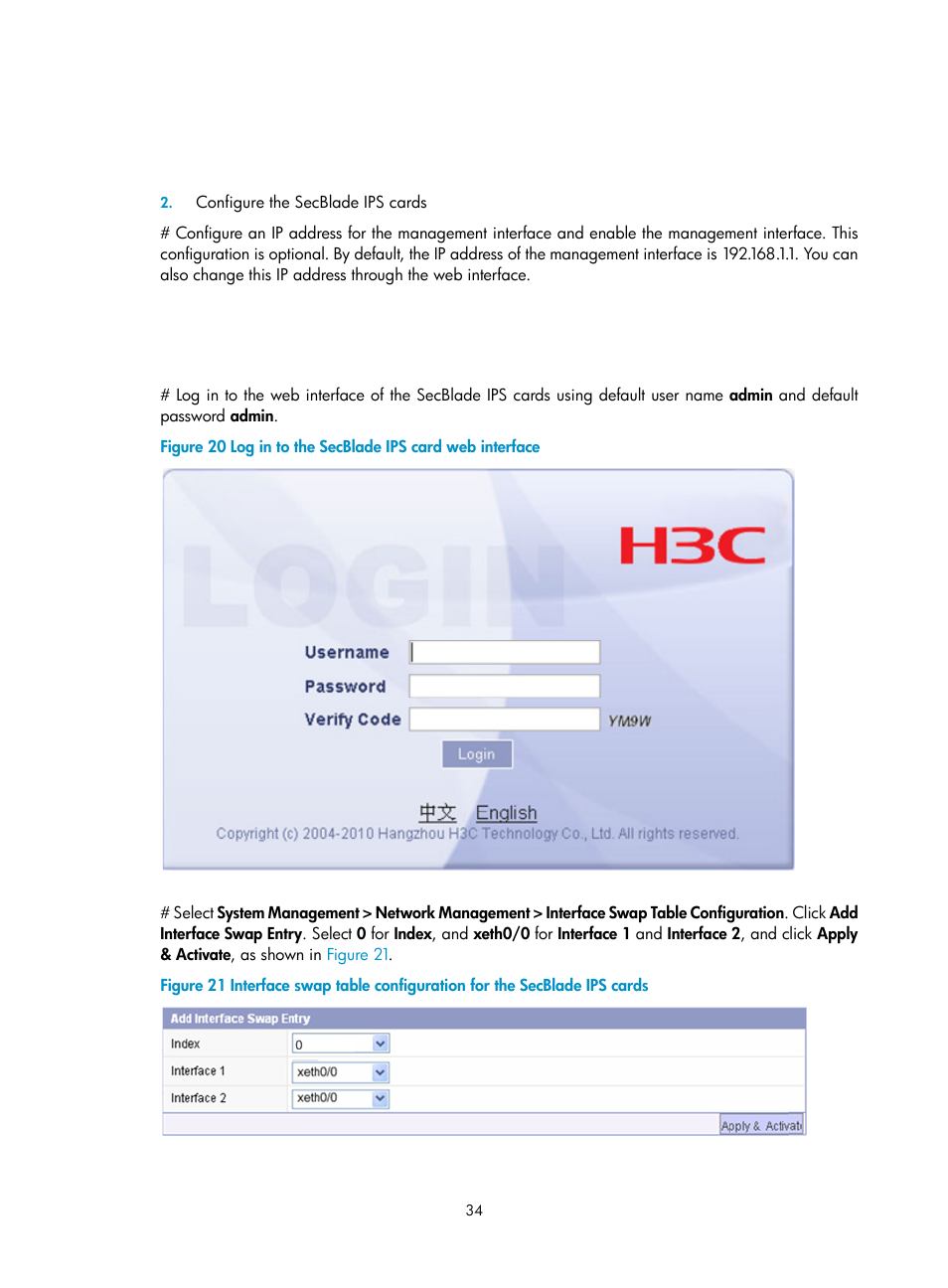 H3C Technologies H3C SecBlade IPS Cards User Manual | Page 41 / 85