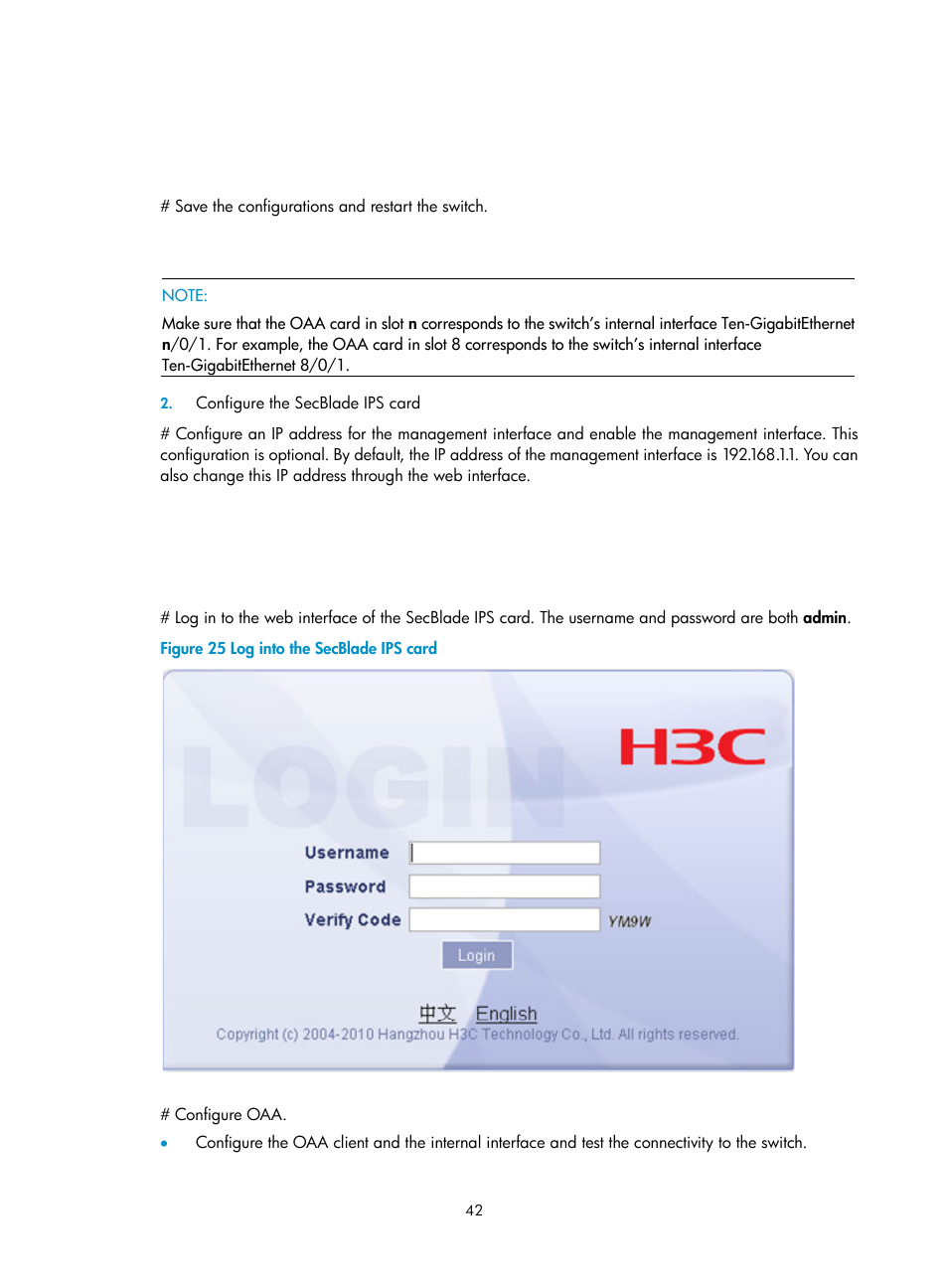 H3C Technologies H3C SecBlade IPS Cards User Manual | Page 49 / 85