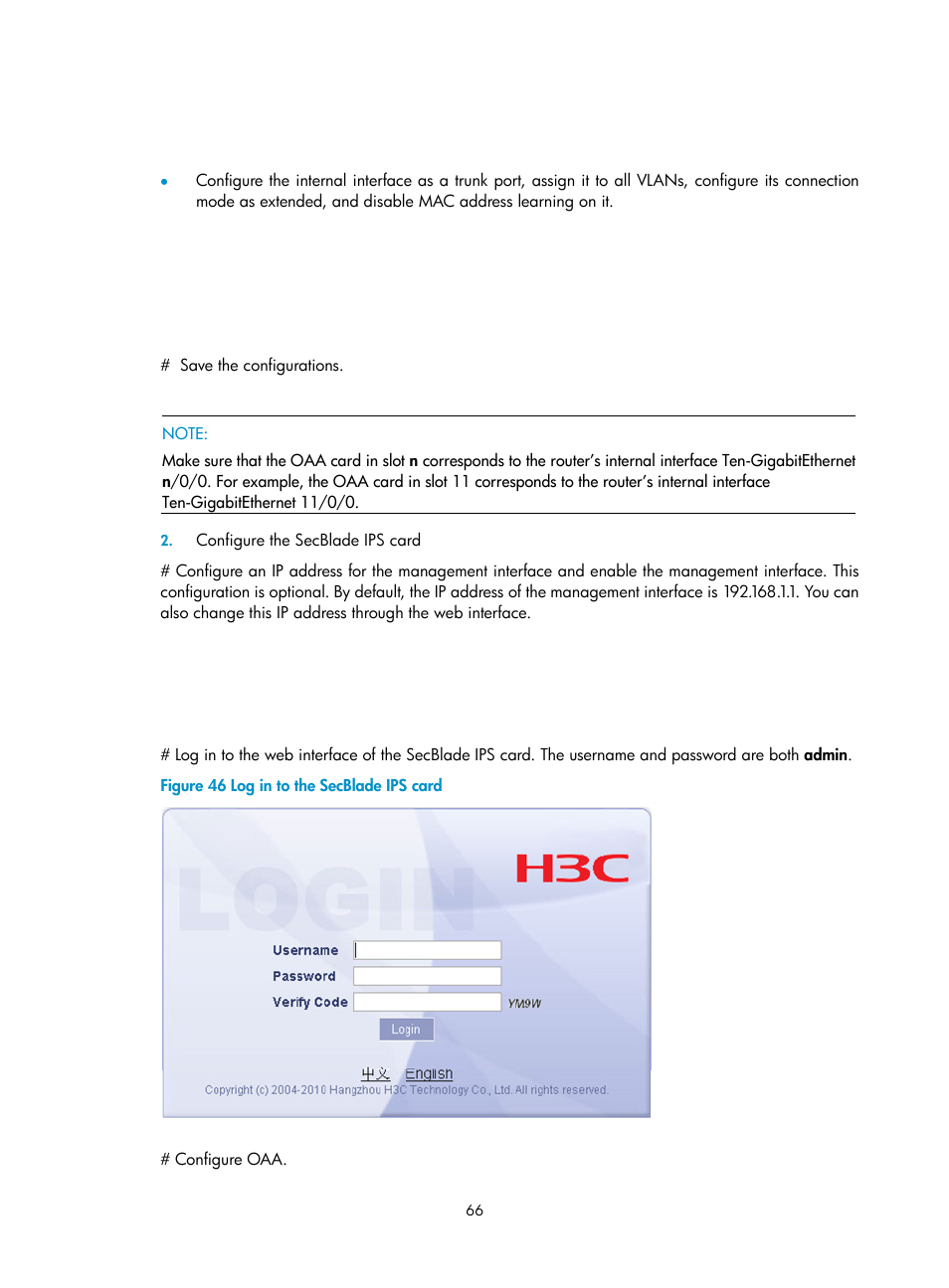 H3C Technologies H3C SecBlade IPS Cards User Manual | Page 73 / 85