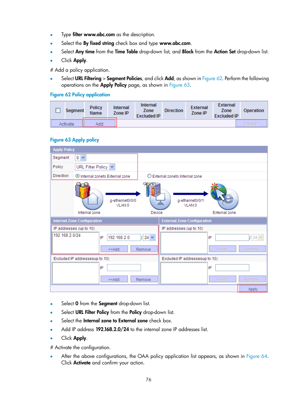 H3C Technologies H3C SecBlade IPS Cards User Manual | Page 83 / 85