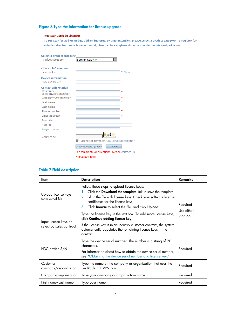 H3C Technologies H3C SecBlade SSL VPN Cards User Manual | Page 12 / 21