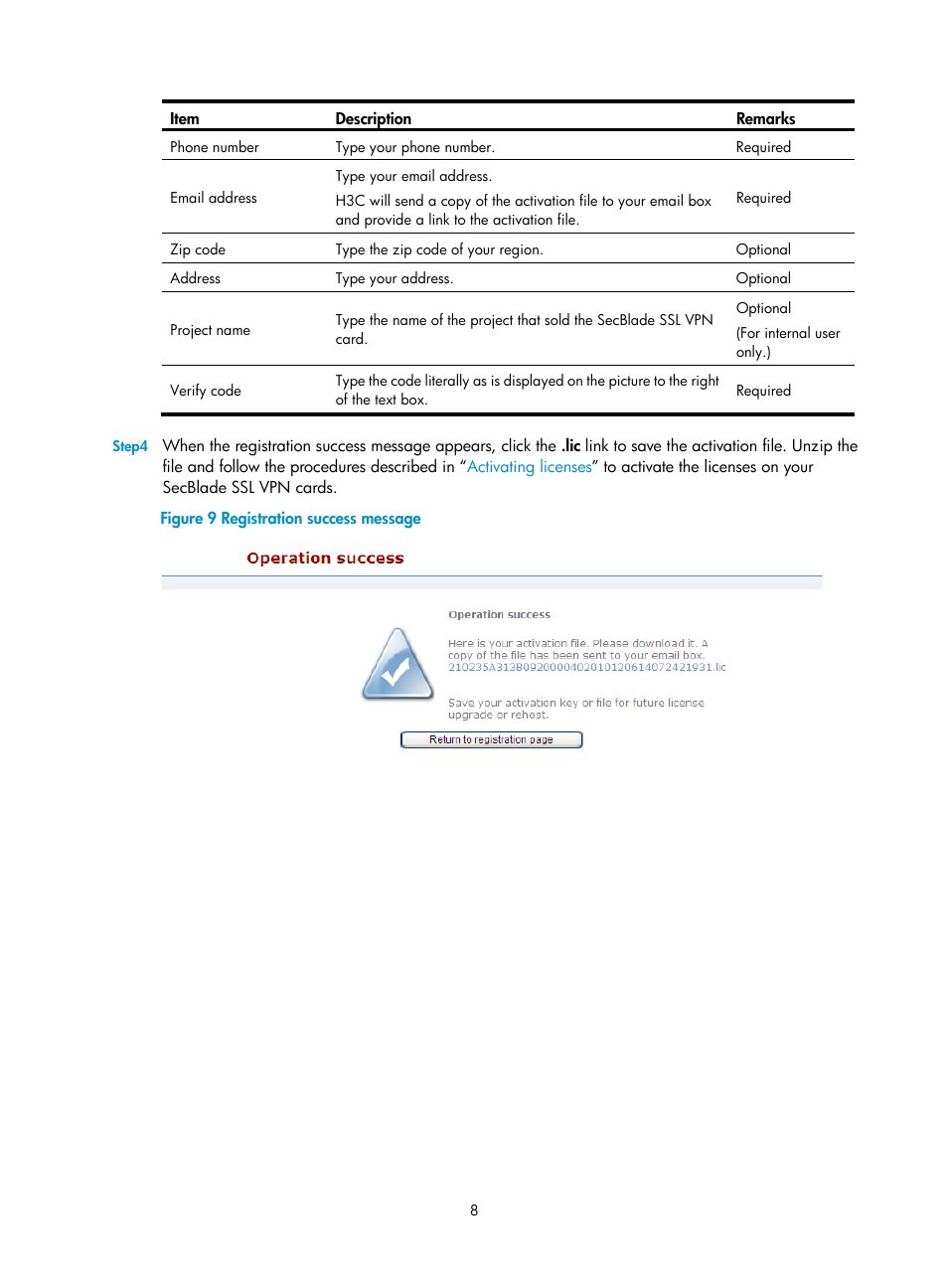 H3C Technologies H3C SecBlade SSL VPN Cards User Manual | Page 13 / 21