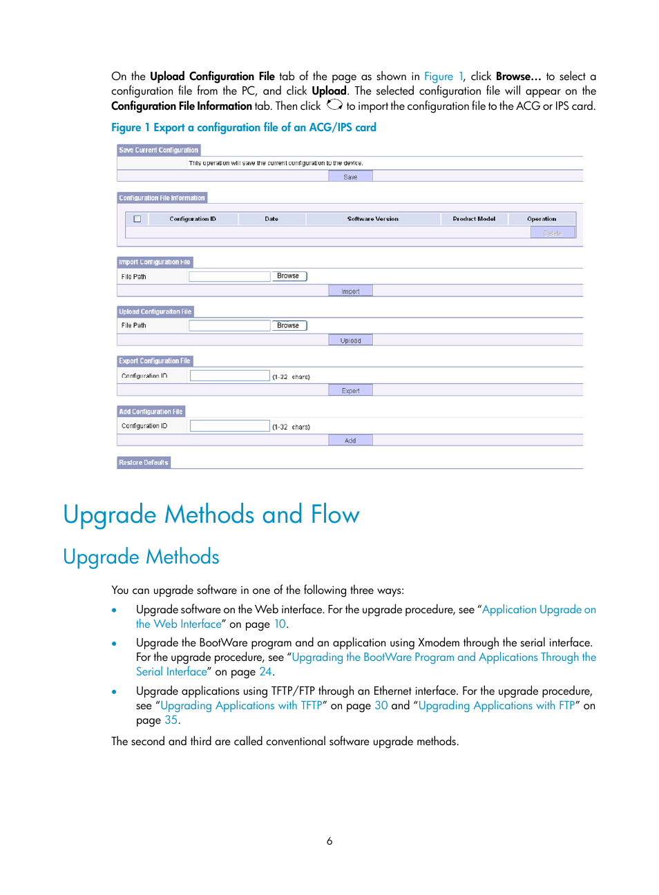 Upgrade methods and flow, Upgrade methods, Figure | H3C Technologies H3C SecBlade SSL VPN Cards User Manual | Page 12 / 52