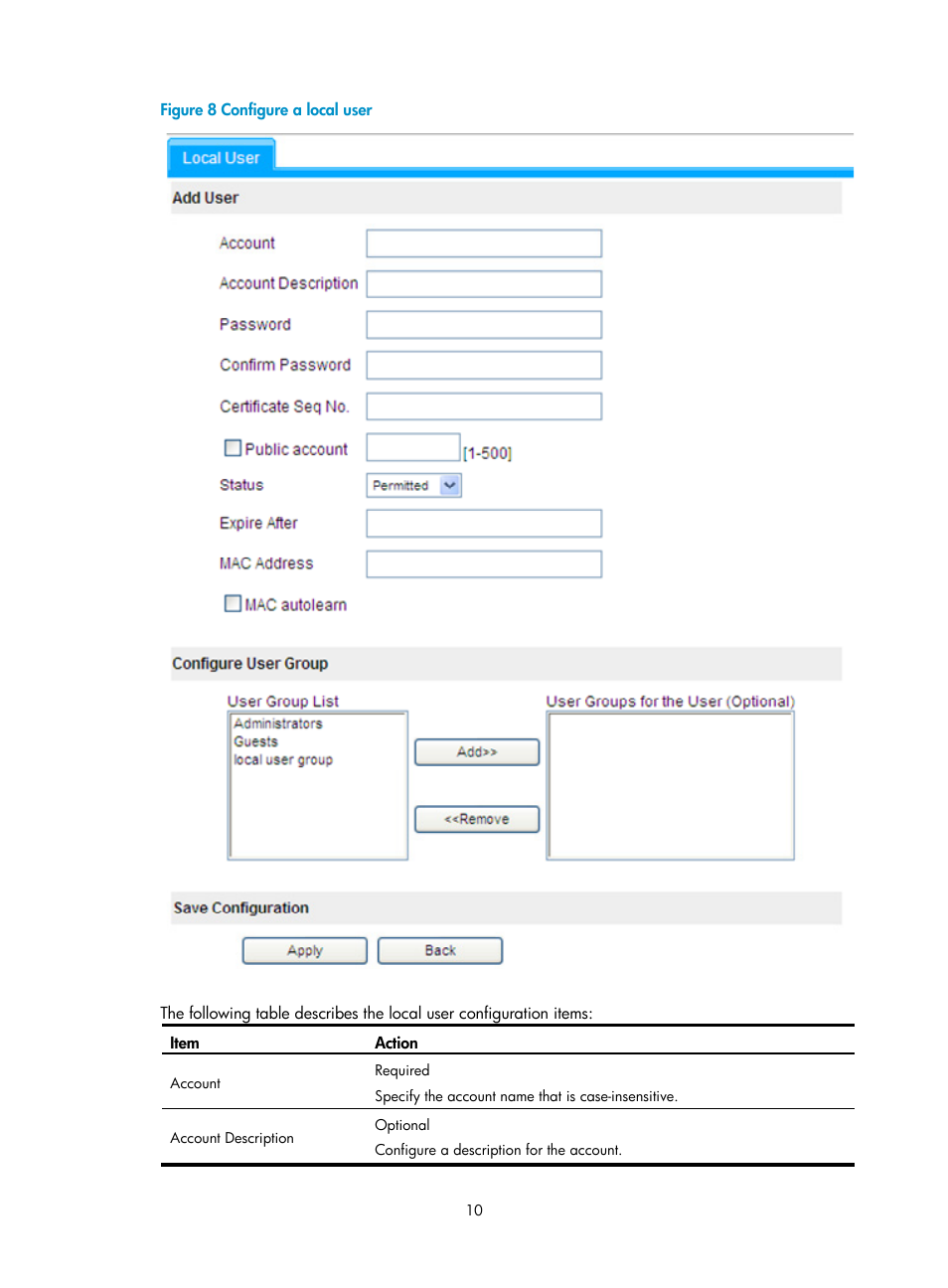 Figure | H3C Technologies H3C SecBlade SSL VPN Cards User Manual | Page 18 / 81