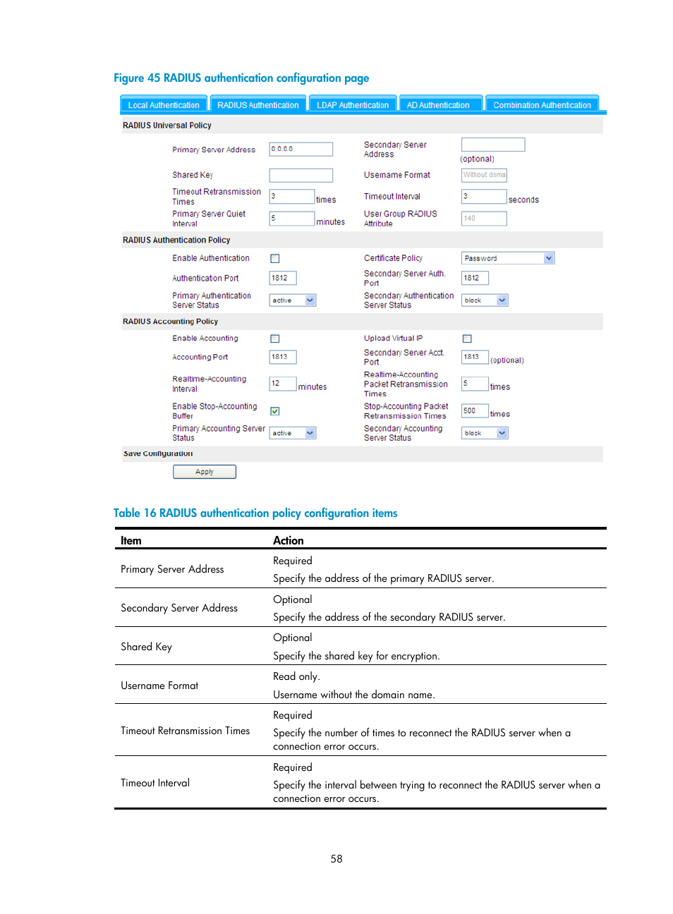 H3C Technologies H3C SecBlade SSL VPN Cards User Manual | Page 66 / 81