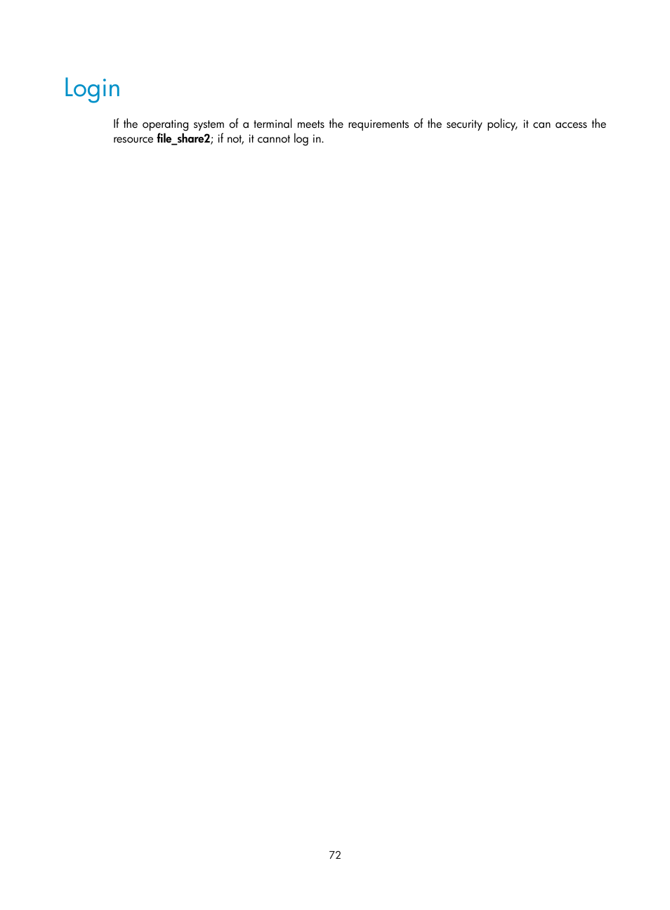 Login | H3C Technologies H3C SecBlade SSL VPN Cards User Manual | Page 80 / 81