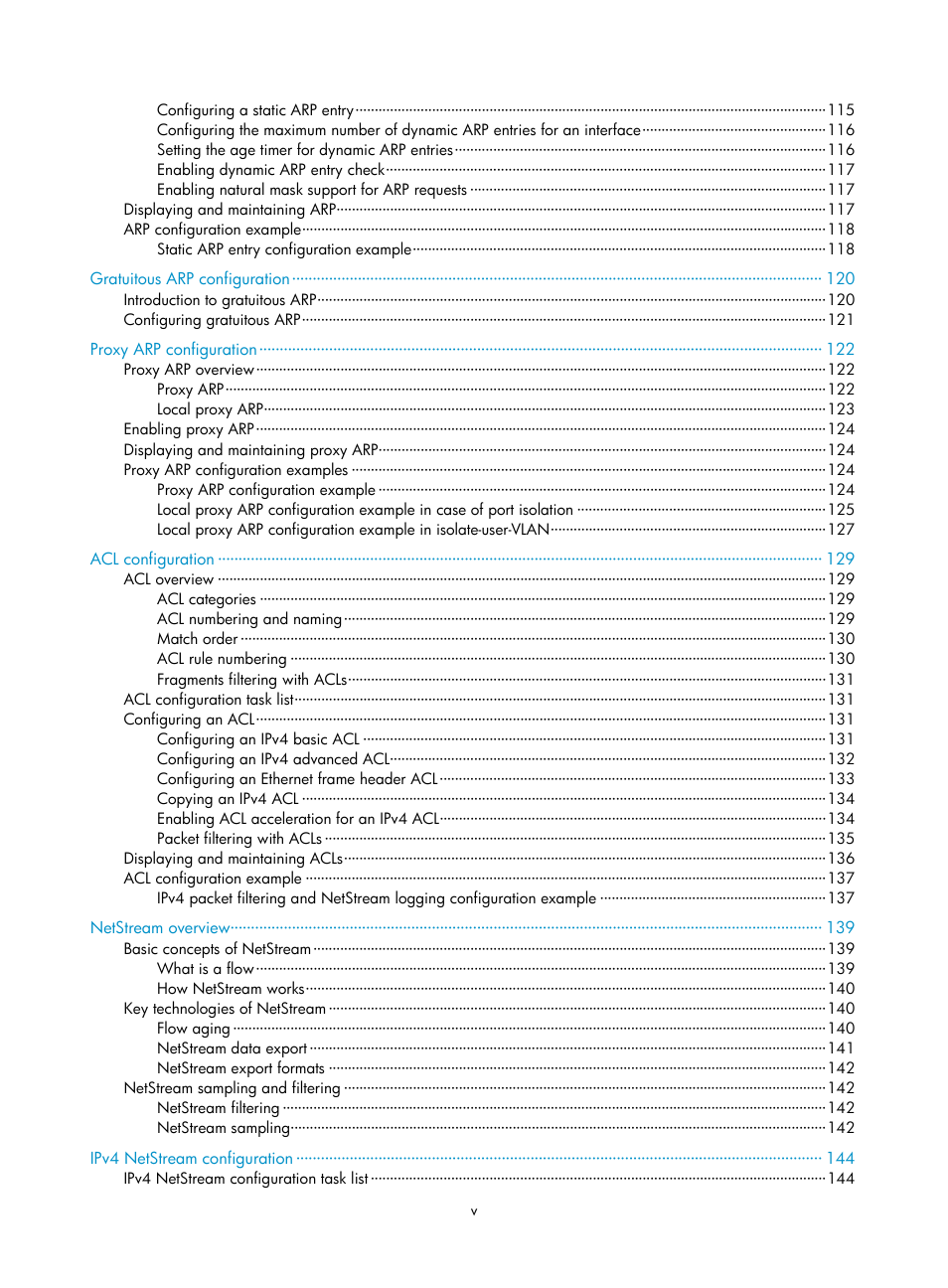 H3C Technologies H3C SecBlade NetStream Cards User Manual | Page 10 / 349