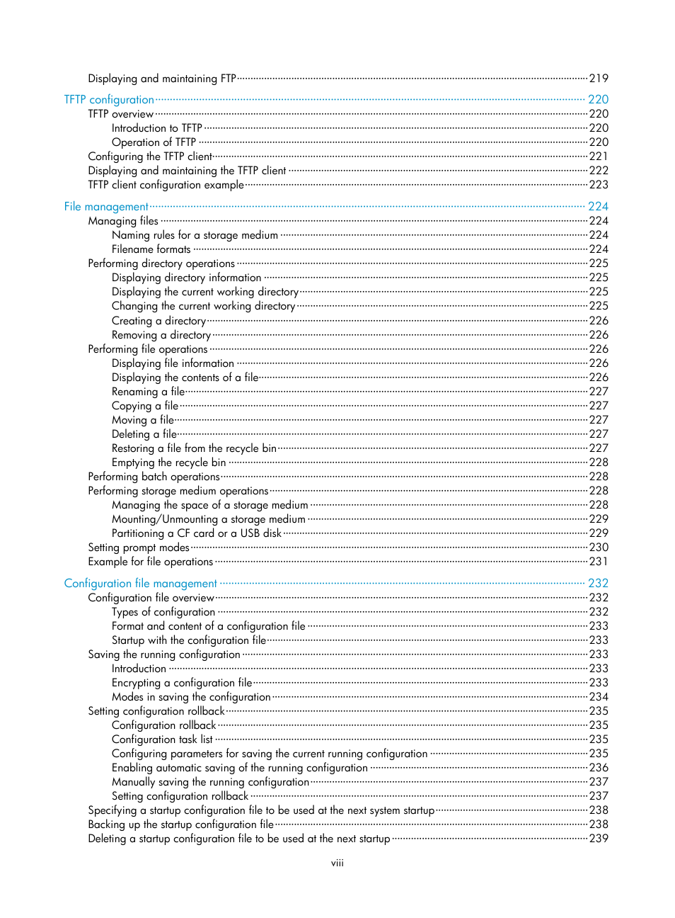 H3C Technologies H3C SecBlade NetStream Cards User Manual | Page 13 / 349