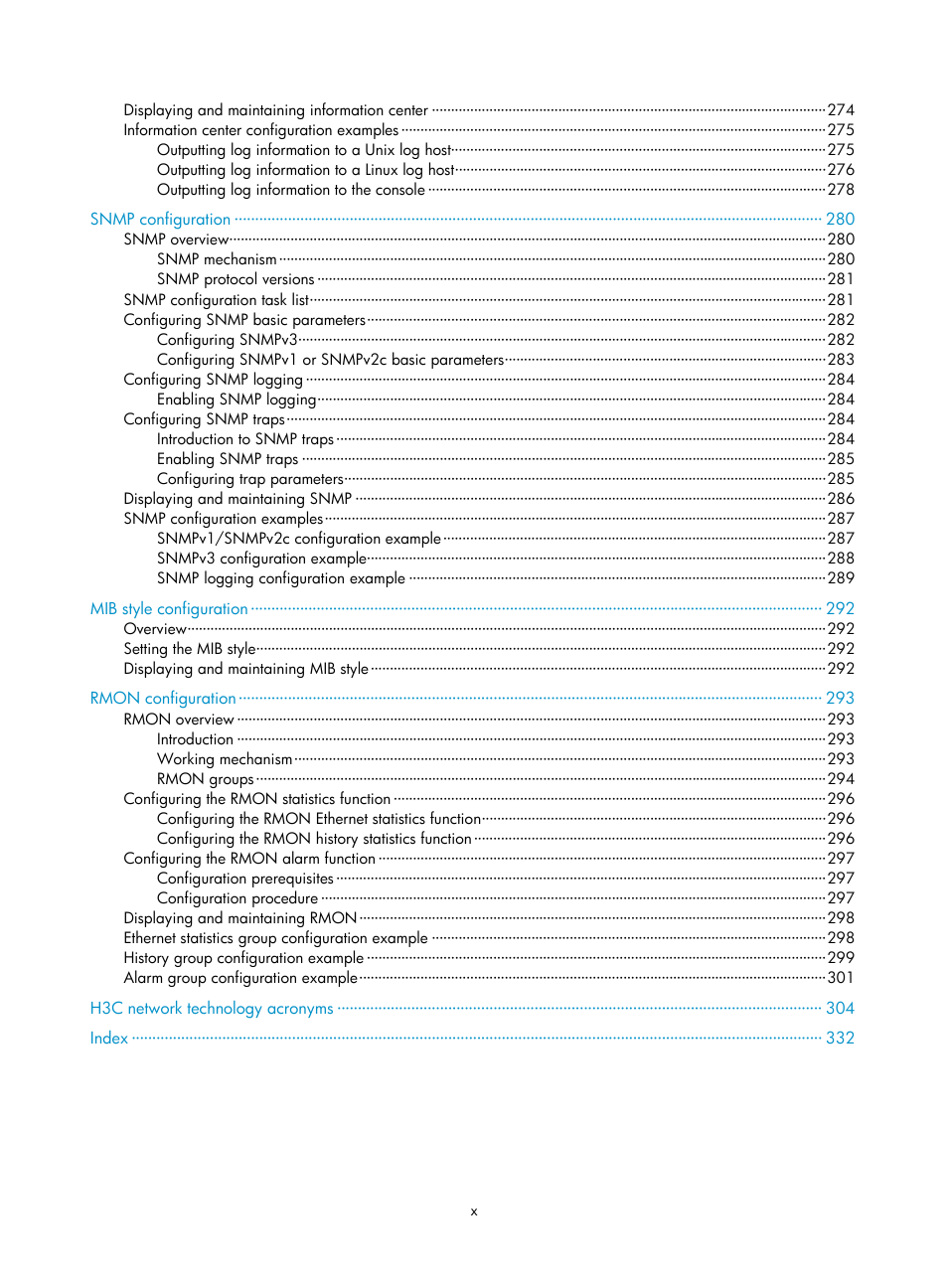 H3C Technologies H3C SecBlade NetStream Cards User Manual | Page 15 / 349