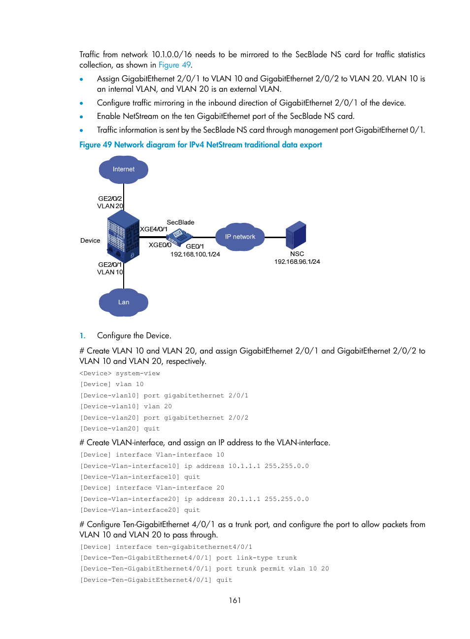 H3C Technologies H3C SecBlade NetStream Cards User Manual | Page 176 / 349