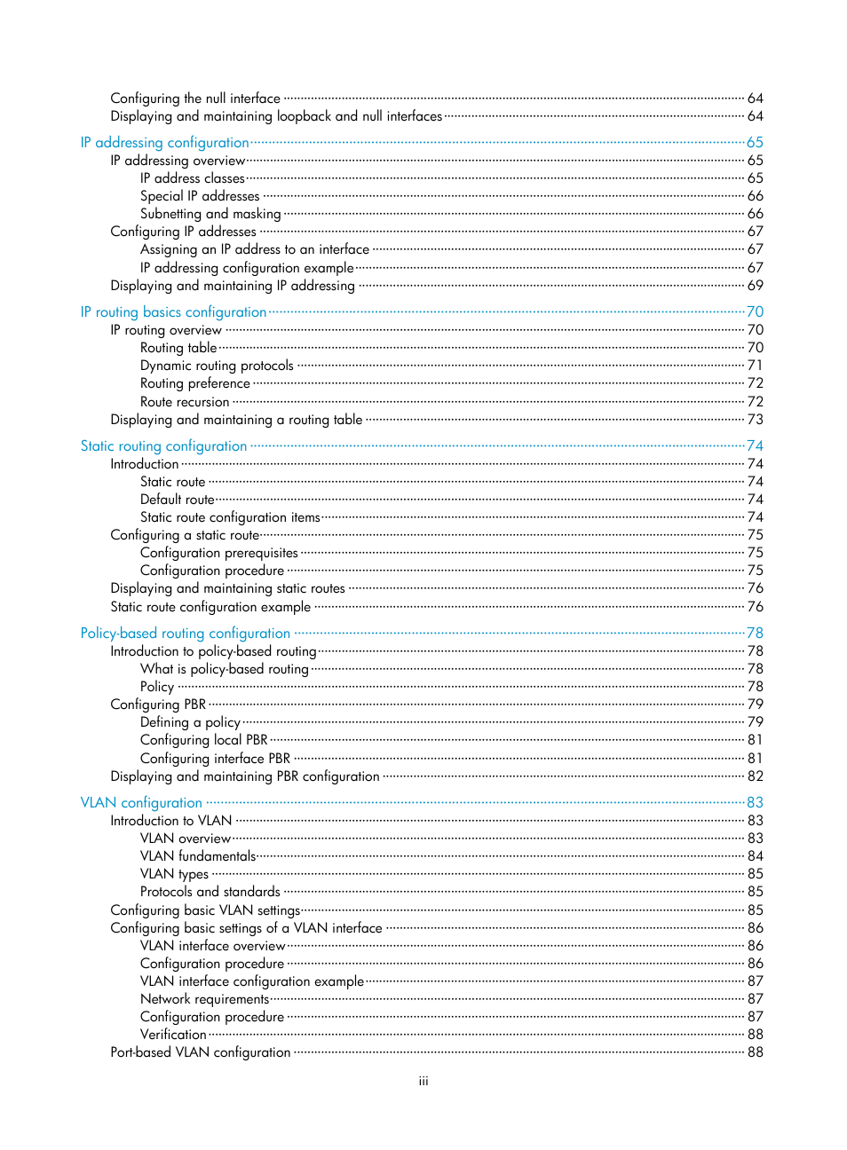 H3C Technologies H3C SecBlade NetStream Cards User Manual | Page 8 / 349