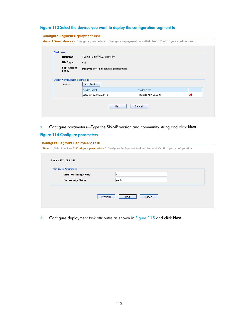 N in, Figure 113 | H3C Technologies H3C SecCenter Firewall Manager User Manual | Page 118 / 131