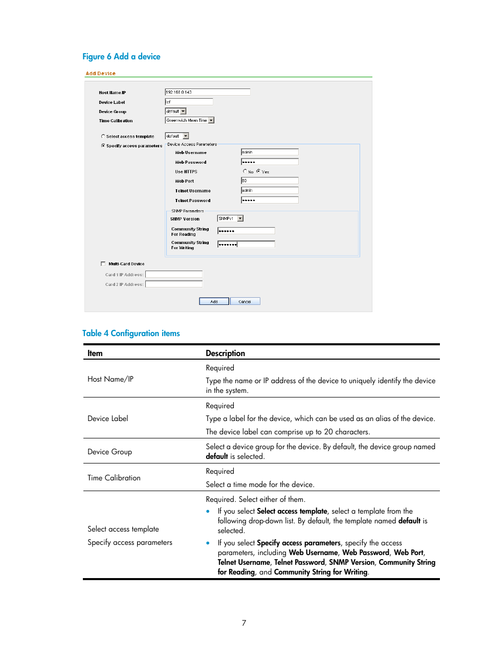 As shown in, Figure 6, Table 4 | H3C Technologies H3C SecCenter Firewall Manager User Manual | Page 13 / 131