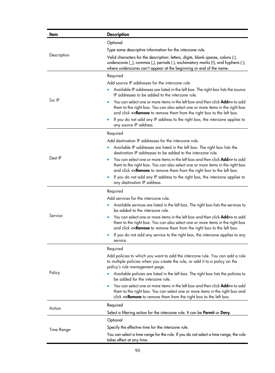 H3C Technologies H3C SecCenter Firewall Manager User Manual | Page 96 / 131