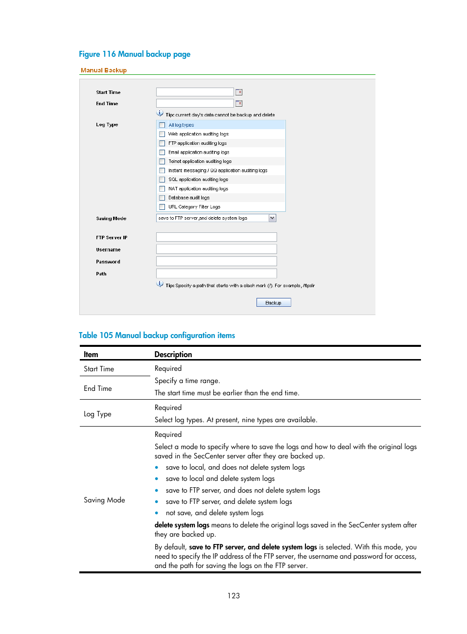 H3C Technologies H3C SecCenter UTM Manager User Manual | Page 131 / 262