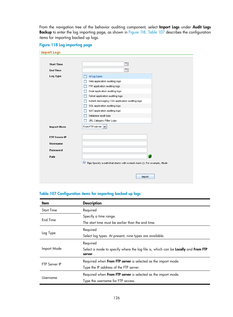 H3C Technologies H3C SecCenter UTM Manager User Manual | Page 134 / 262