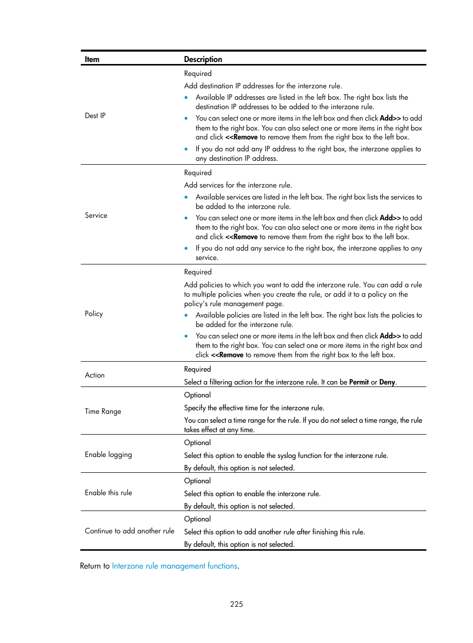 H3C Technologies H3C SecCenter UTM Manager User Manual | Page 233 / 262