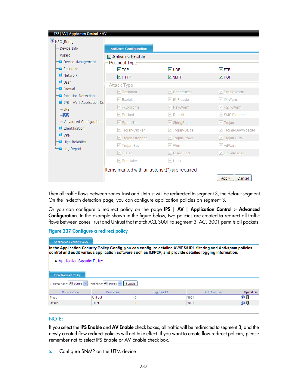 H3C Technologies H3C SecCenter UTM Manager User Manual | Page 245 / 262