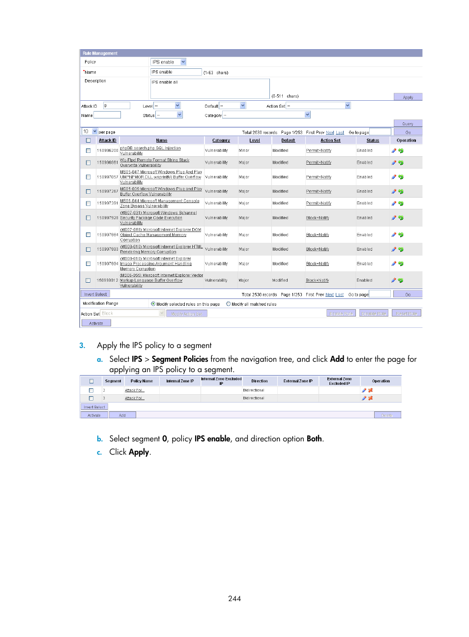 H3C Technologies H3C SecCenter UTM Manager User Manual | Page 252 / 262