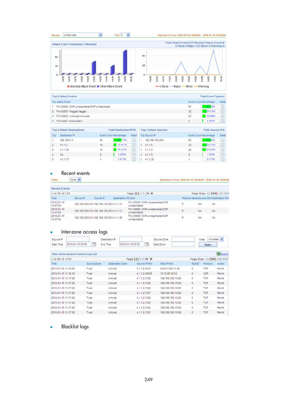 H3C Technologies H3C SecCenter UTM Manager User Manual | Page 257 / 262