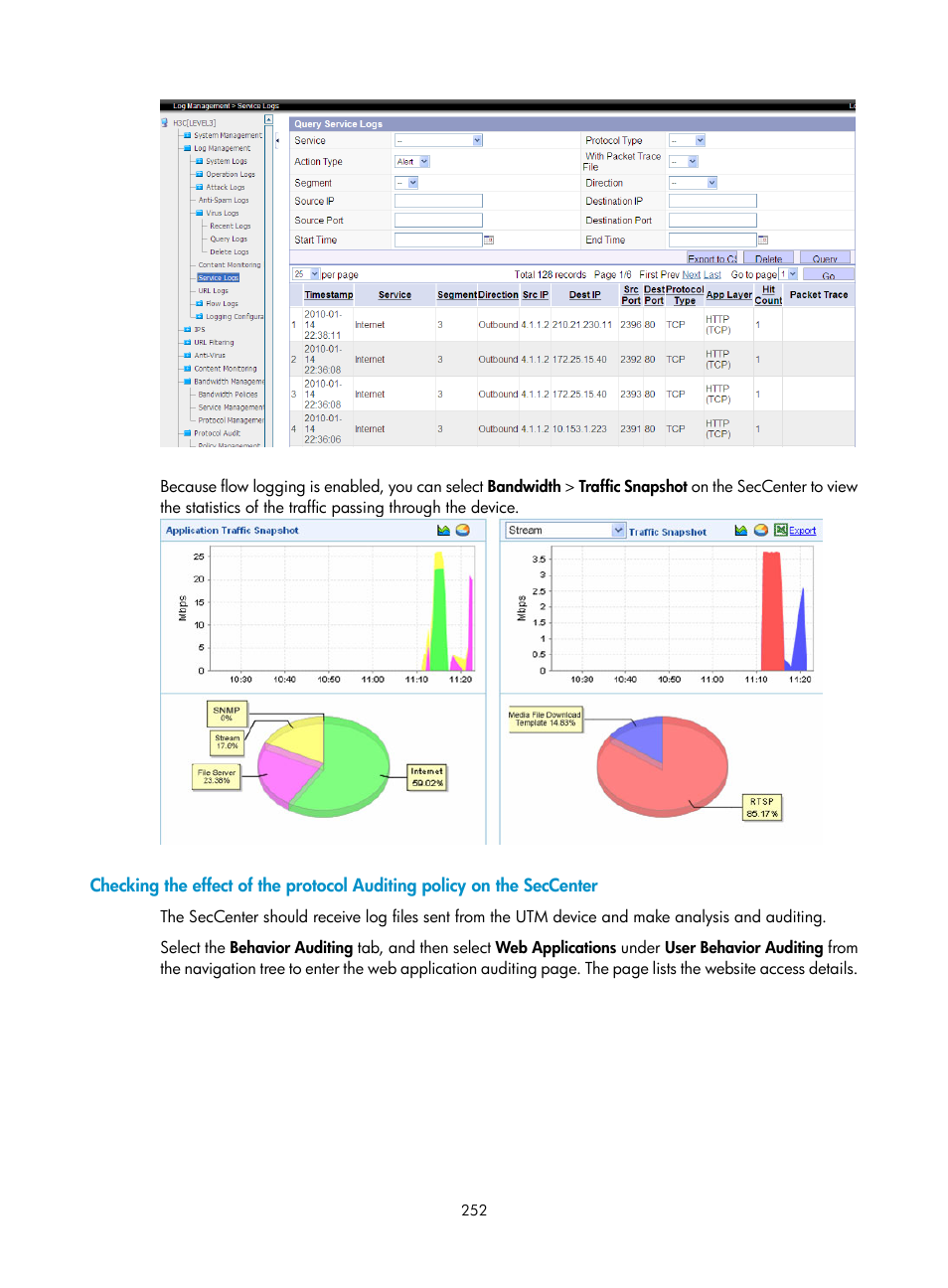 H3C Technologies H3C SecCenter UTM Manager User Manual | Page 260 / 262