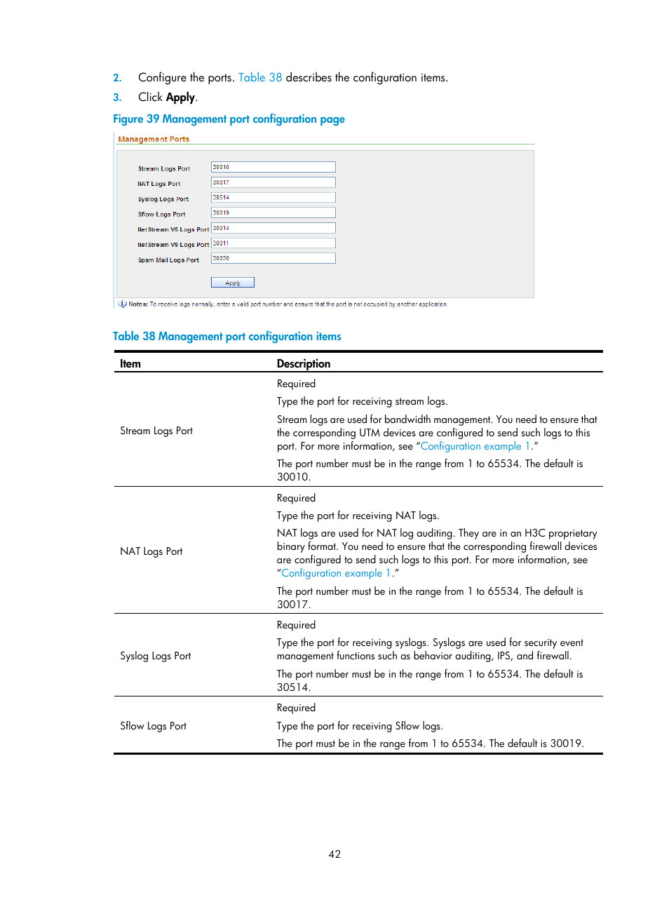 Ge appears, as shown in, Figure 39 | H3C Technologies H3C SecCenter UTM Manager User Manual | Page 50 / 262