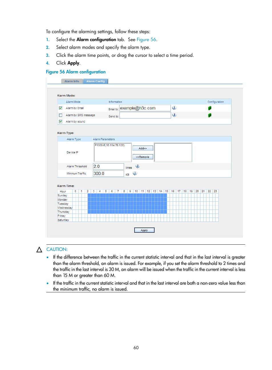 H3C Technologies H3C SecCenter UTM Manager User Manual | Page 68 / 262