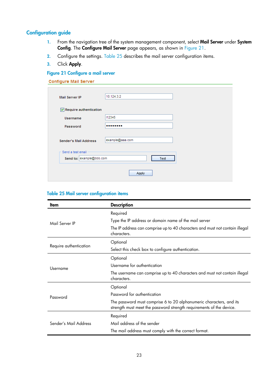 Configuration guide | H3C Technologies H3C SecCenter IPS Manager User Manual | Page 29 / 91