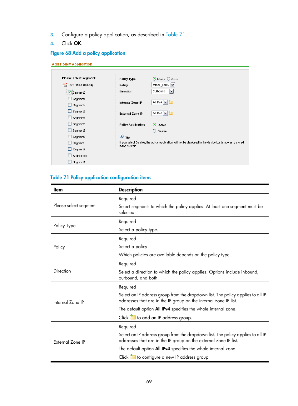 Figure 68 | H3C Technologies H3C SecCenter IPS Manager User Manual | Page 75 / 91