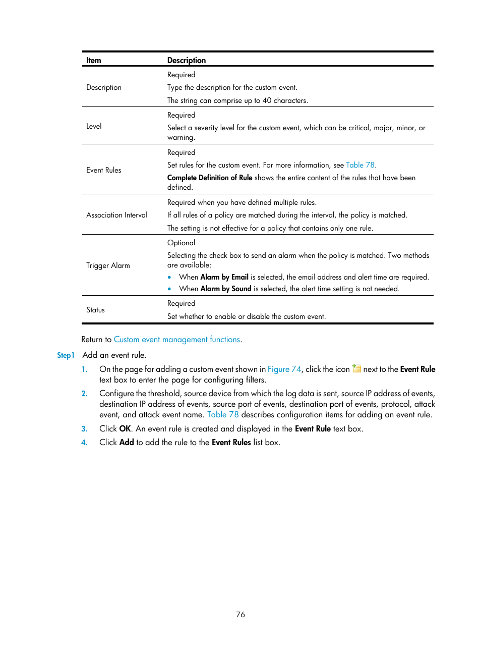 H3C Technologies H3C SecCenter IPS Manager User Manual | Page 82 / 91