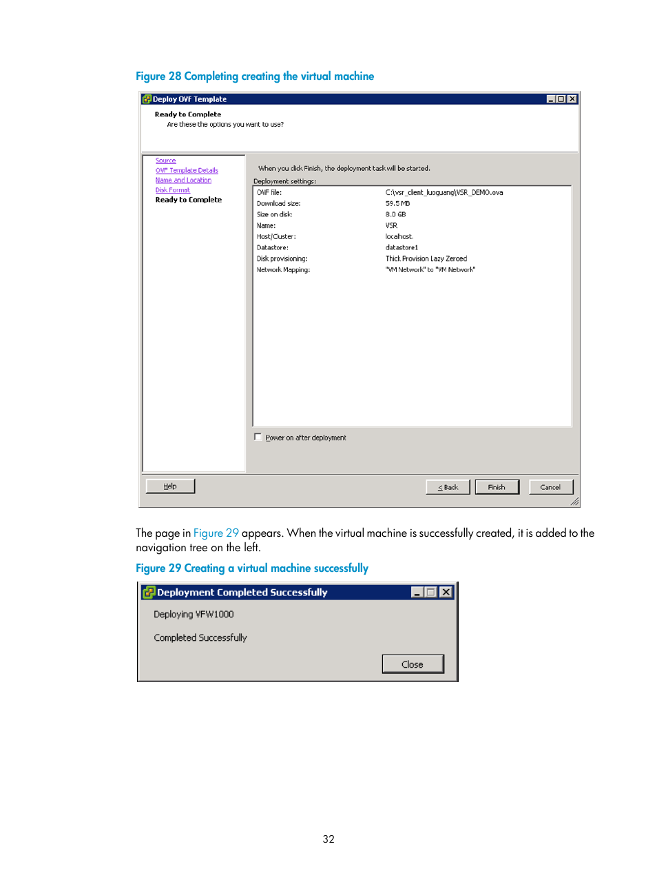 H3C Technologies H3C VMSG VFW1000 User Manual | Page 37 / 95