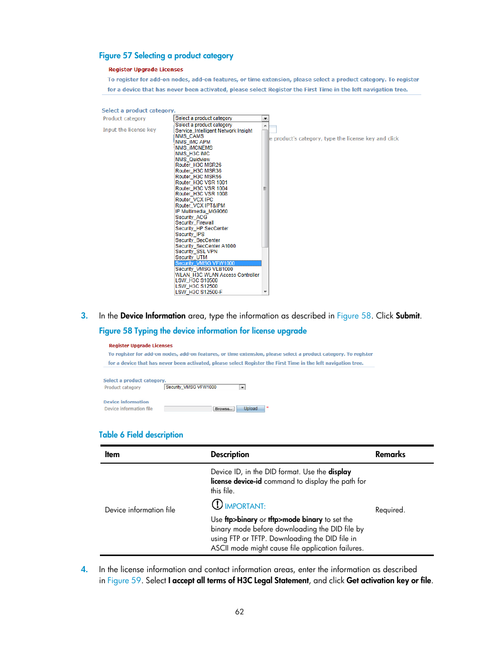 H3C Technologies H3C VMSG VFW1000 User Manual | Page 67 / 95