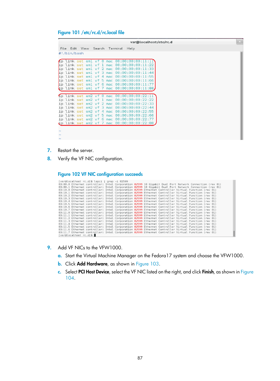 As shown in, Figure 101, Operation. in | H3C Technologies H3C VMSG VFW1000 User Manual | Page 92 / 95