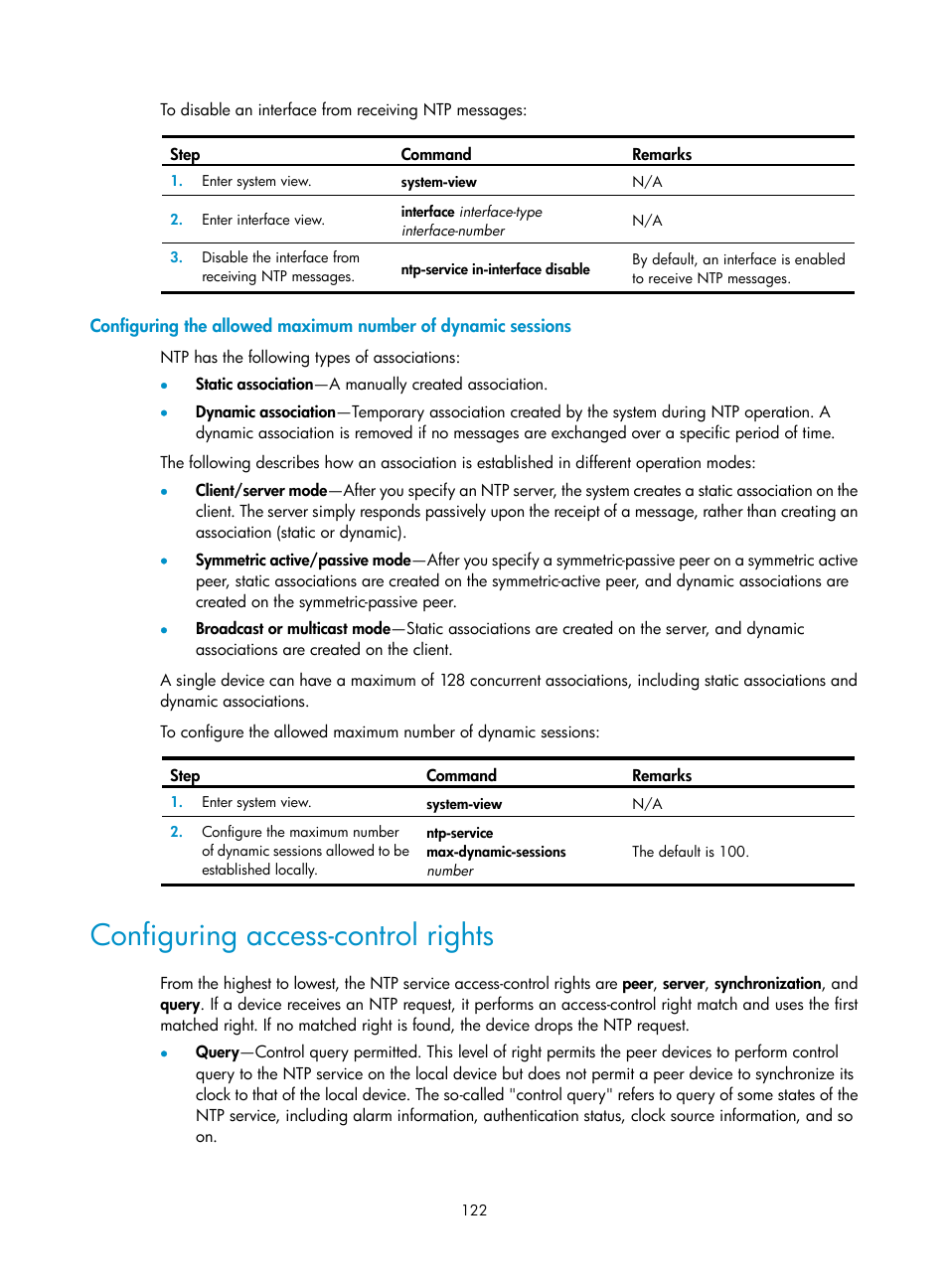 Configuring access-control rights | H3C Technologies H3C SecBlade LB Cards User Manual | Page 132 / 196