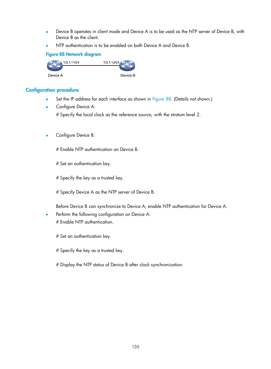 Configuration procedure | H3C Technologies H3C SecBlade LB Cards User Manual | Page 145 / 196
