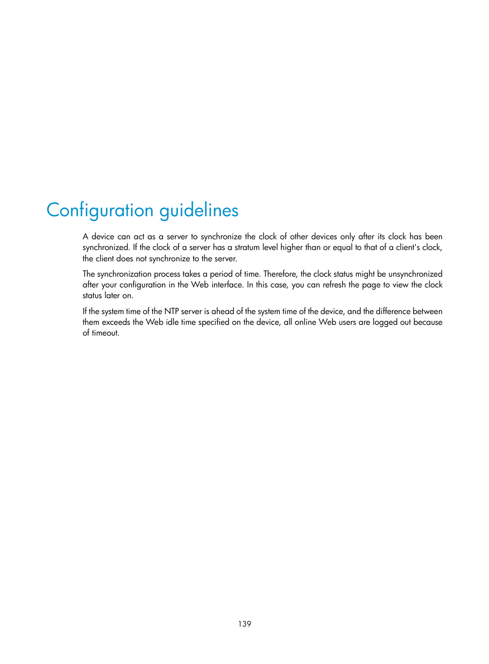 Configuration guidelines | H3C Technologies H3C SecBlade LB Cards User Manual | Page 149 / 196