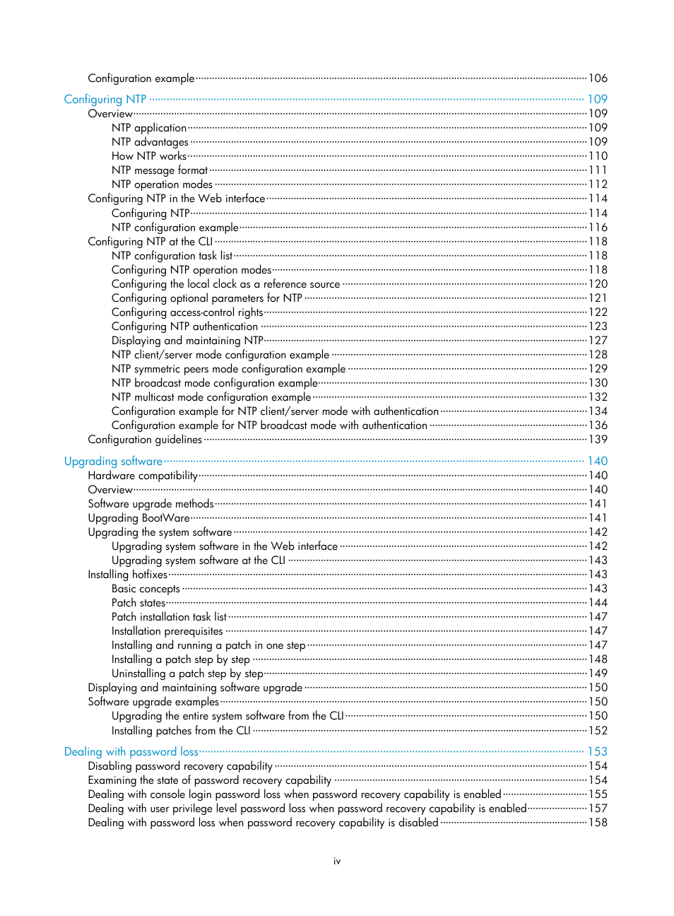 H3C Technologies H3C SecBlade LB Cards User Manual | Page 9 / 196