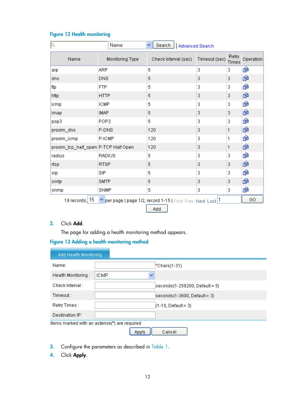 H3C Technologies H3C SecBlade LB Cards User Manual | Page 18 / 66