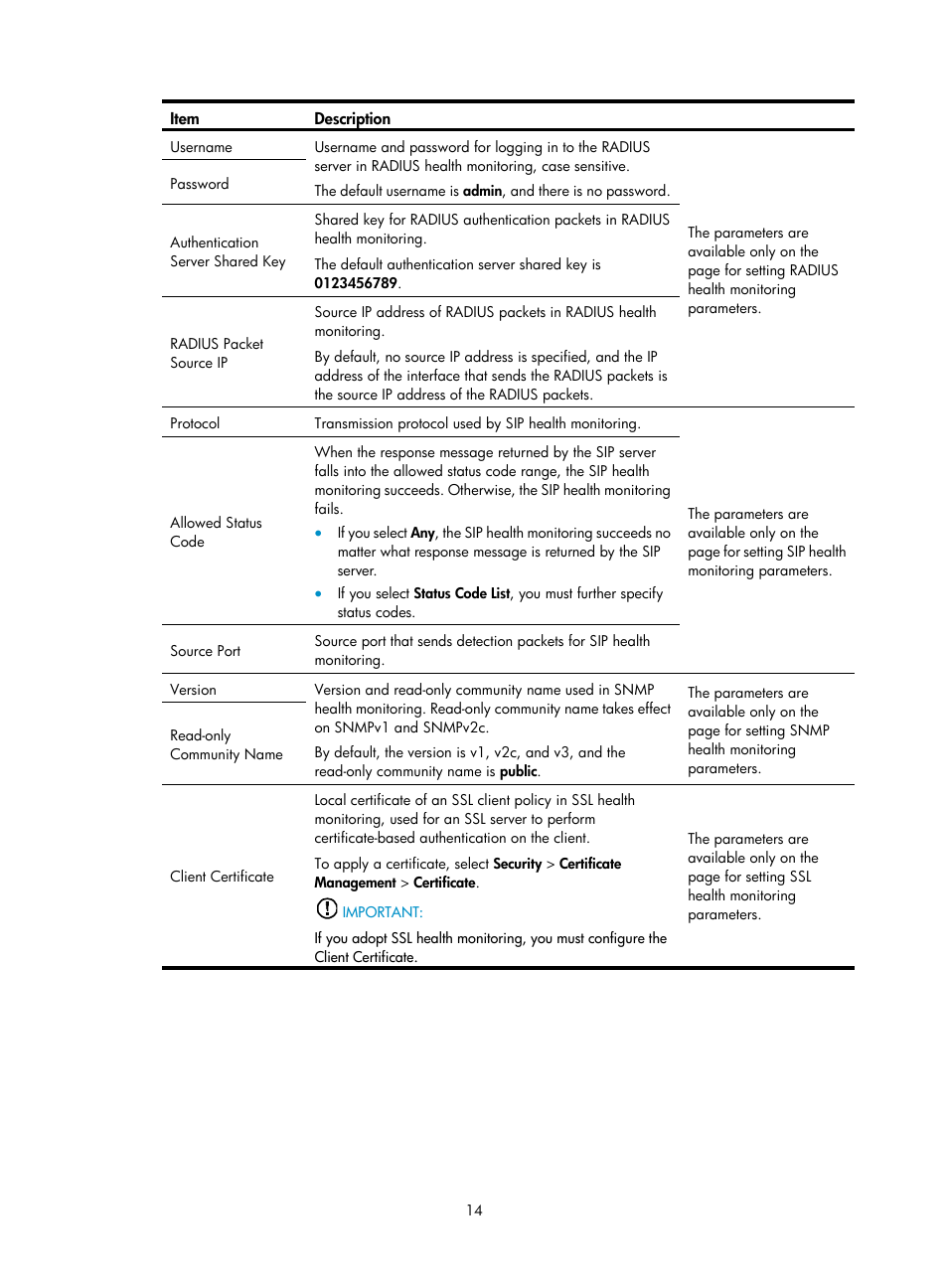 H3C Technologies H3C SecBlade LB Cards User Manual | Page 20 / 66