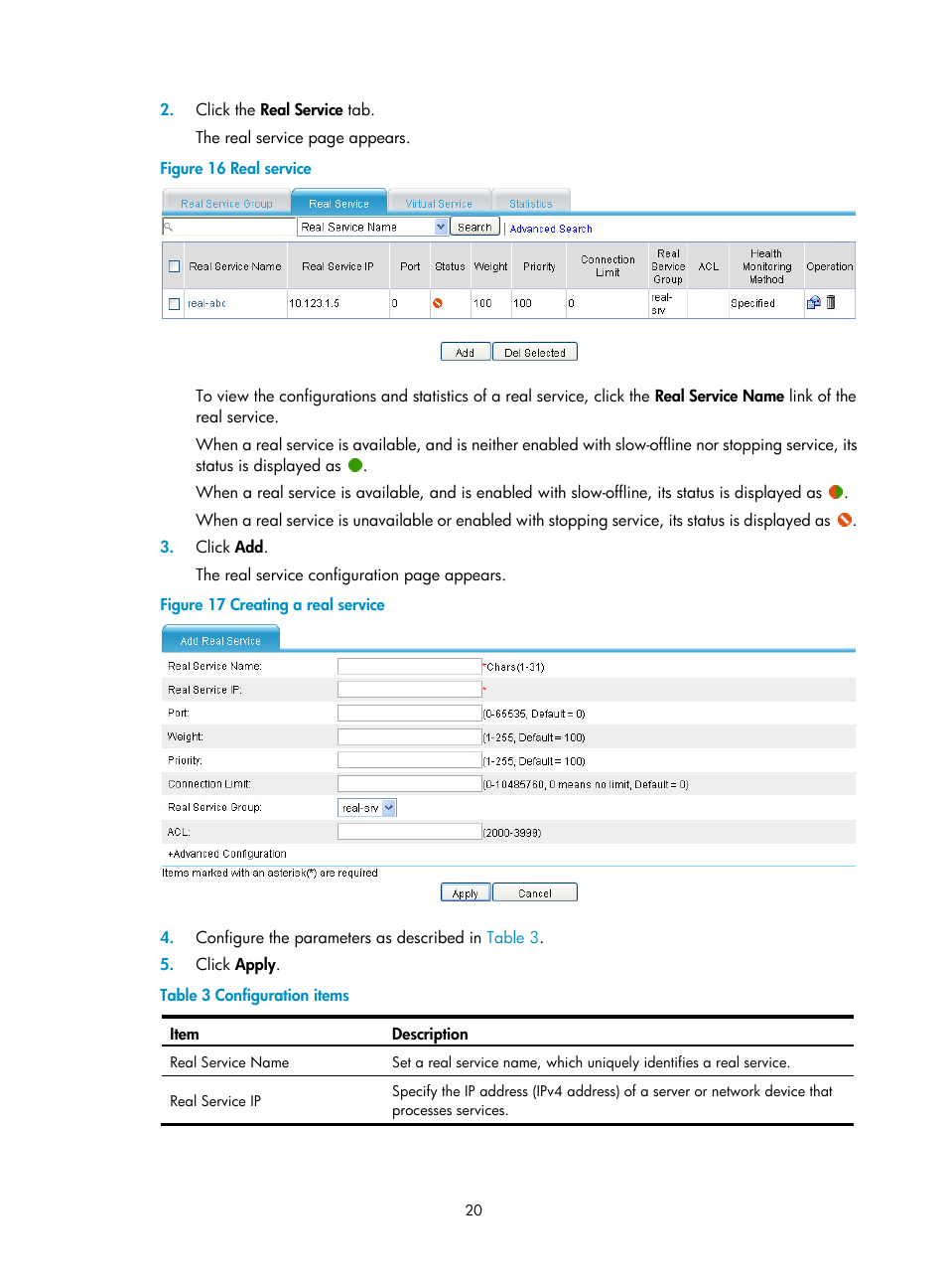 H3C Technologies H3C SecBlade LB Cards User Manual | Page 26 / 66