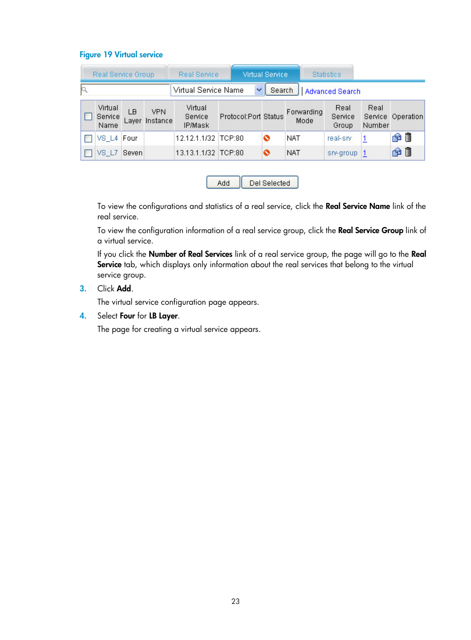 H3C Technologies H3C SecBlade LB Cards User Manual | Page 29 / 66